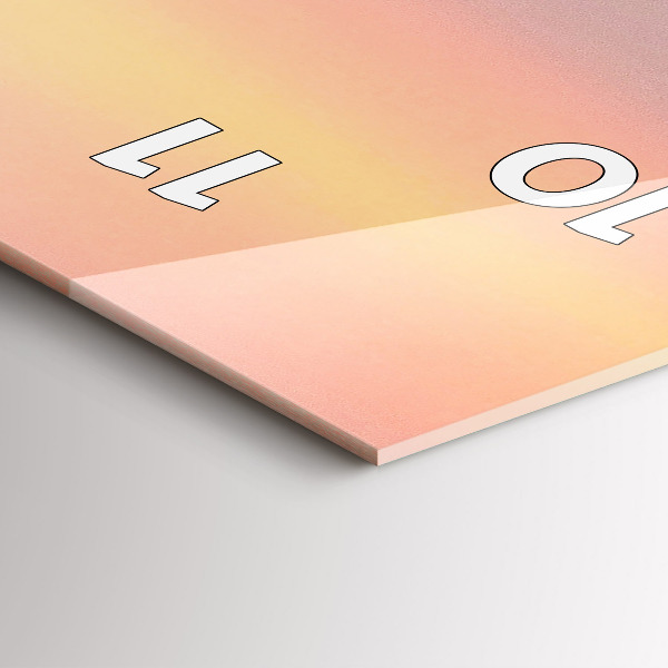 Téglalap alakú üvegóra Szörfös Hawaii-on