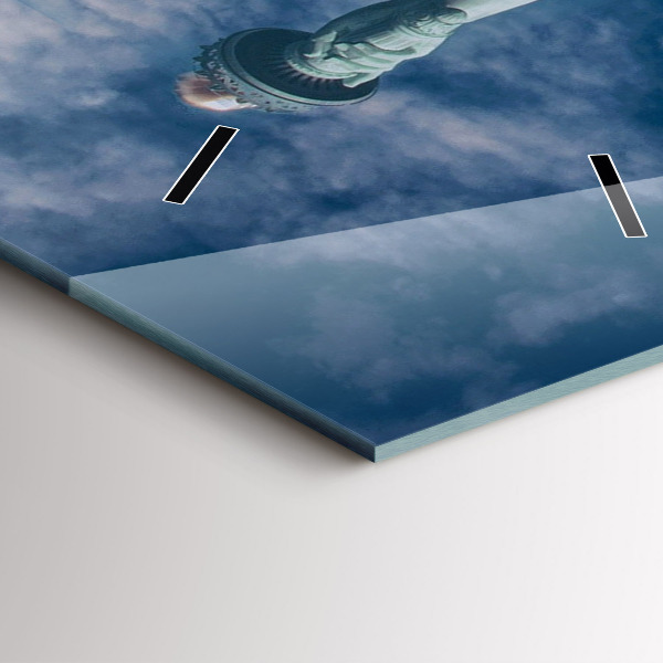 Téglalap alakú üvegóra New York-i Szabadság-szobor