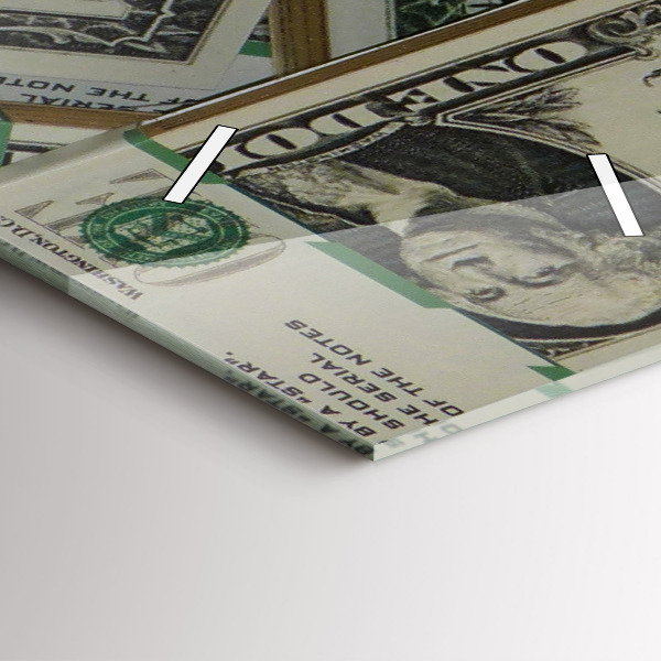 Téglalap alakú üvegóra 1 amerikai dollár