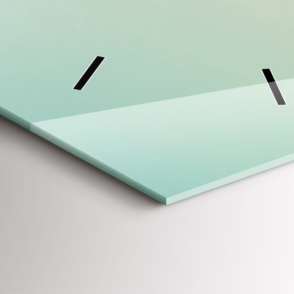 Téglalap alakú üvegóra Pálmafák Malibuban