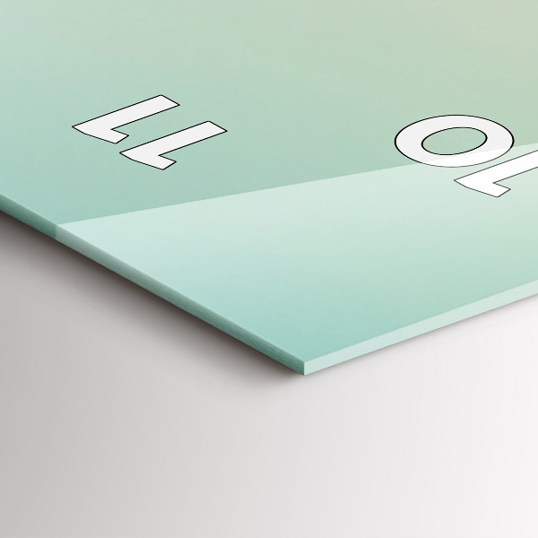 Téglalap alakú üvegóra Pálmafák Malibuban