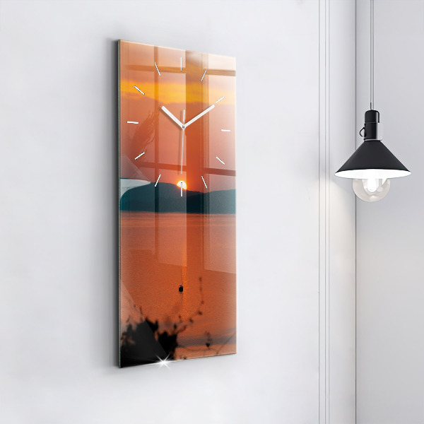 Téglalap alakú üvegóra Este a Balaton