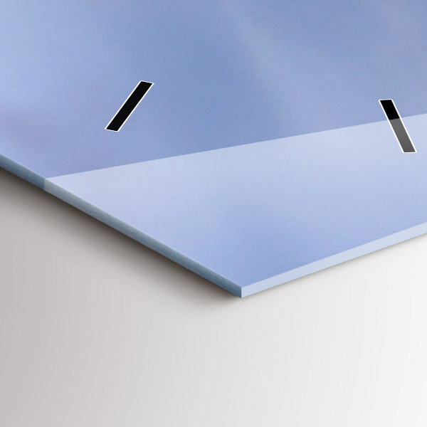 Téglalap alakú üvegóra Városi naplemente