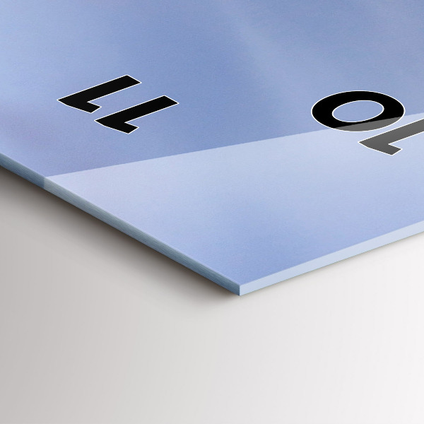 Téglalap alakú üvegóra Városi naplemente