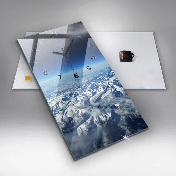 Téglalap alakú üvegóra Folyó-hegység táj