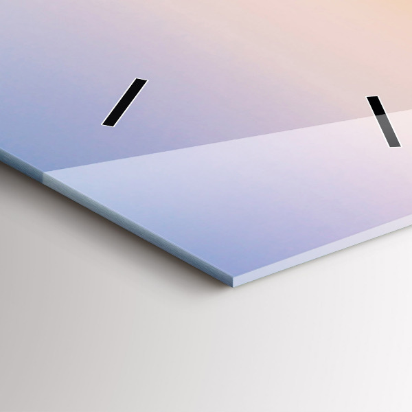 Téglalap alakú üvegóra Tengeri táj