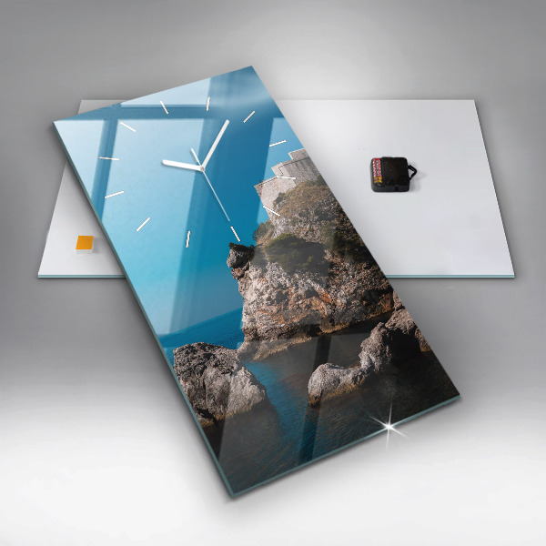 Téglalap alakú üvegóra Sziklák Dubrovnikban