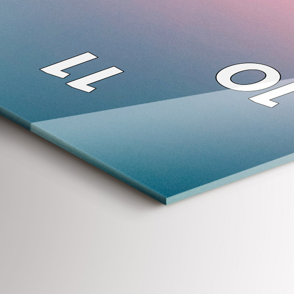 Téglalap alakú üvegóra Sziklák naplementekor