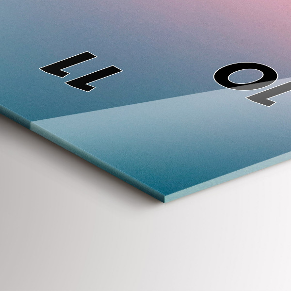 Téglalap alakú üvegóra Sziklák naplementekor