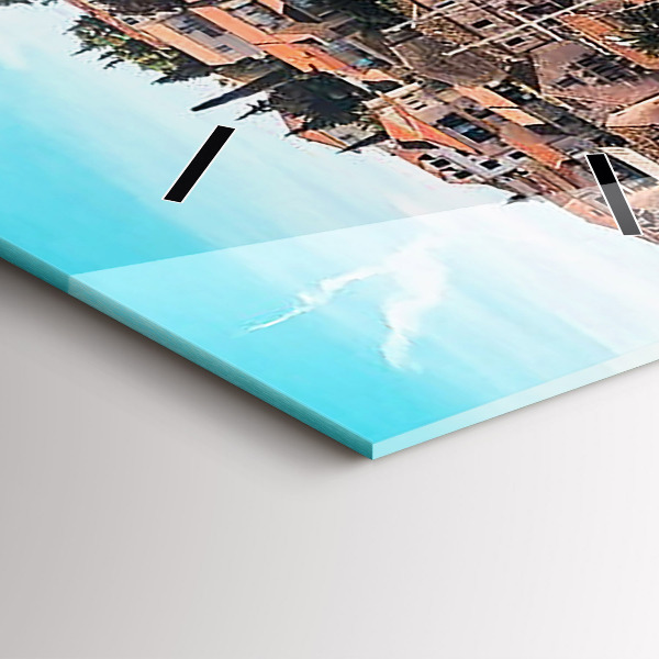 Téglalap alakú üvegóra Hajók Horvátországban