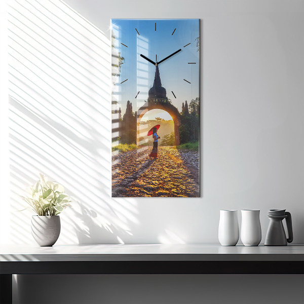 Téglalap alakú üvegóra Surat Thani Park Thaiföld