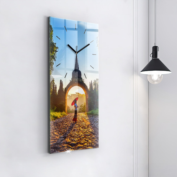 Téglalap alakú üvegóra Surat Thani Park Thaiföld