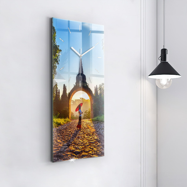 Téglalap alakú üvegóra Surat Thani Park Thaiföld