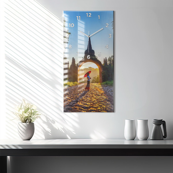 Téglalap alakú üvegóra Surat Thani Park Thaiföld