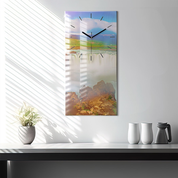 Téglalap alakú üvegóra Godafoss Izlandon