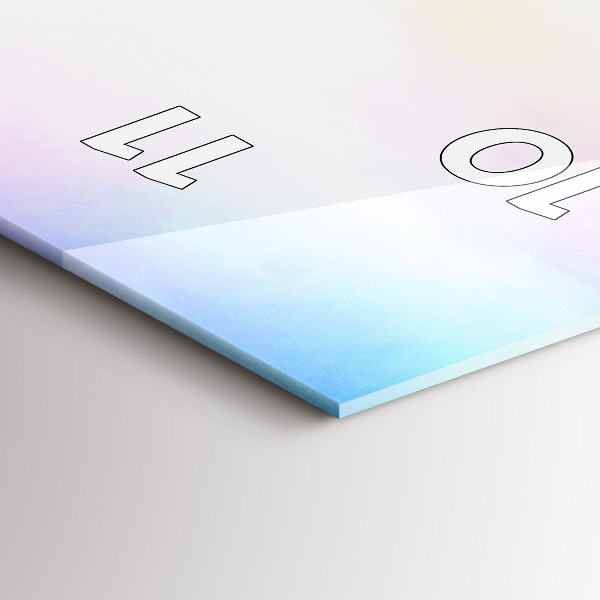 Téglalap alakú üvegóra Vízesés Izlandon