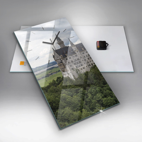 Téglalap alakú üvegóra Neuschwanstein kastély