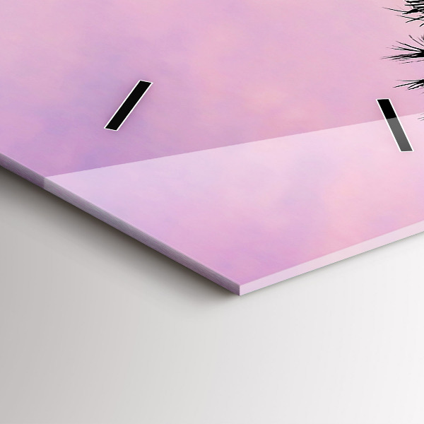 Téglalap alakú üvegóra Los Angeles-i naplemente