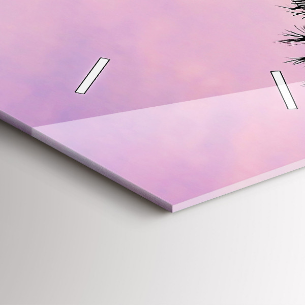 Téglalap alakú üvegóra Los Angeles-i naplemente