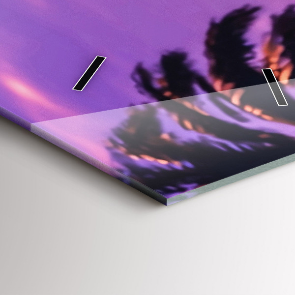 Téglalap alakú üvegóra Naplemente LA-ban