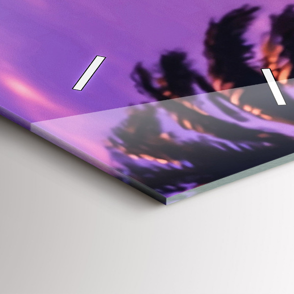 Téglalap alakú üvegóra Naplemente LA-ban