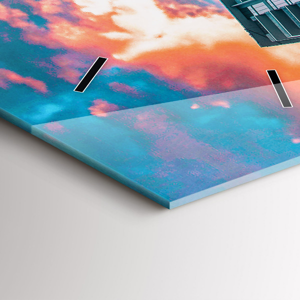 Téglalap alakú üvegóra Miami, Florida