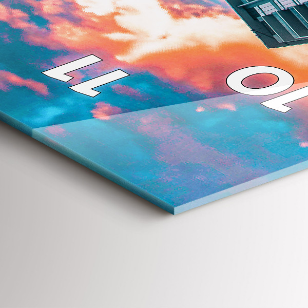 Téglalap alakú üvegóra Miami, Florida