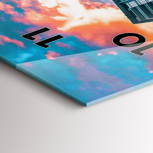 Téglalap alakú üvegóra Miami, Florida