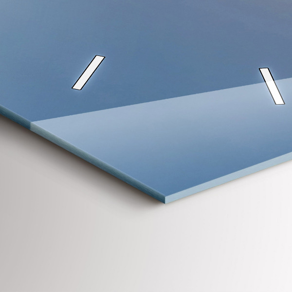 Téglalap alakú üvegóra Hegyi táj