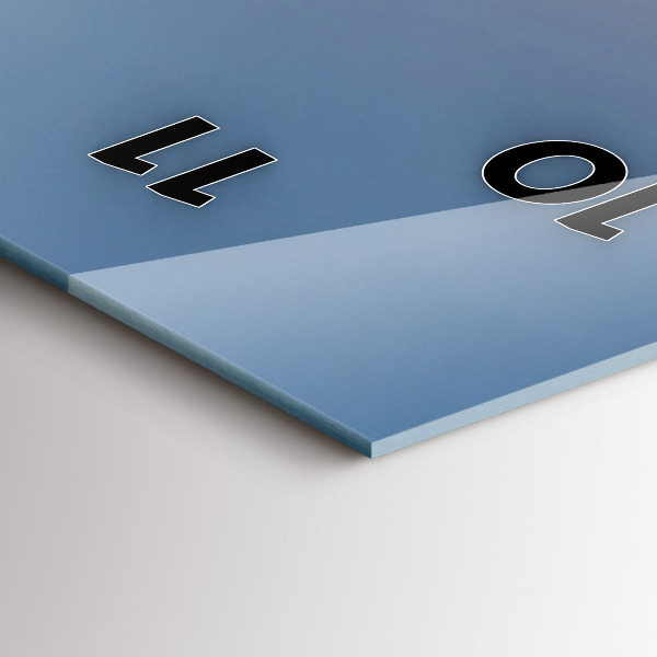 Téglalap alakú üvegóra Hegyi táj