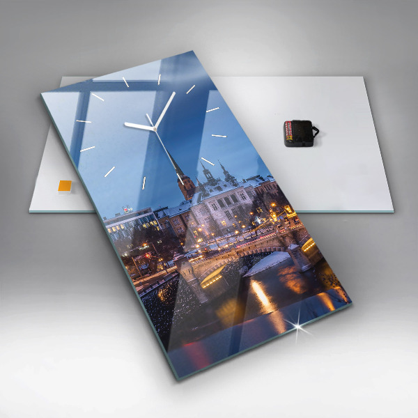 Téglalap alakú üvegóra Panoráma Pilsen városára