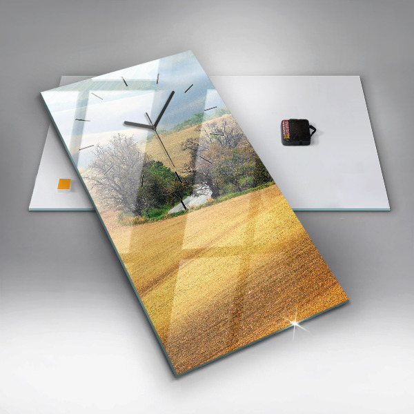 Téglalap alakú üvegóra Morvaország vidéki táj