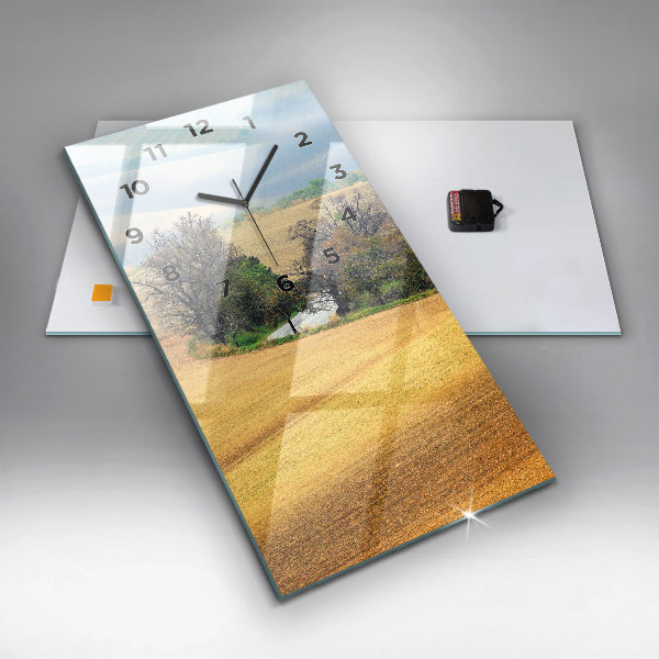 Téglalap alakú üvegóra Morvaország vidéki táj