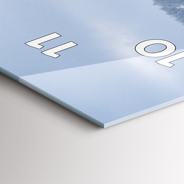 Téglalap alakú üvegóra Cseh óriáshegység télen