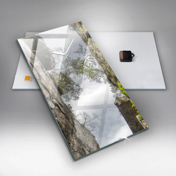 Téglalap alakú üvegóra Rockváros Csehországban