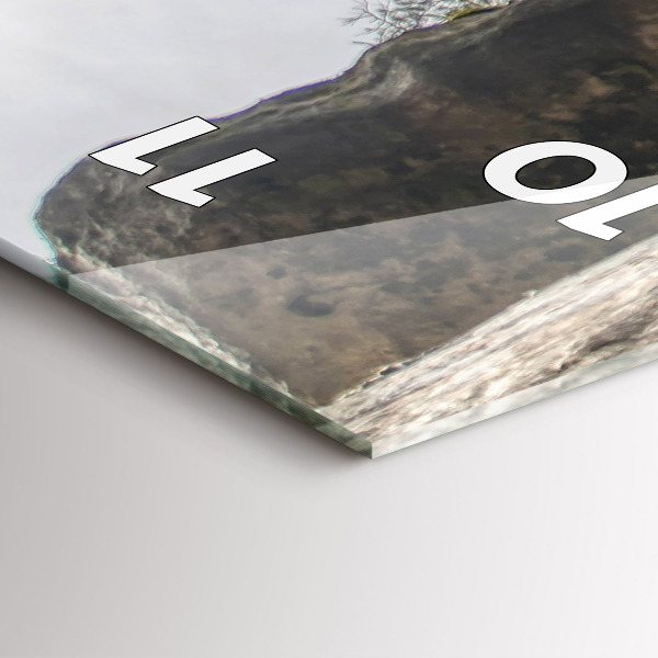 Téglalap alakú üvegóra Rockváros Csehországban