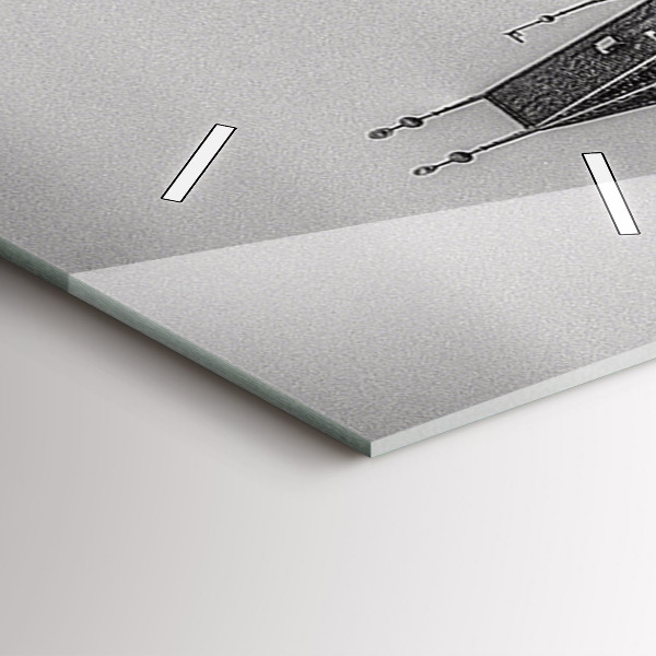 Téglalap alakú üvegóra Károly híd Prágában