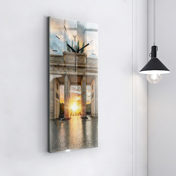 Téglalap alakú üvegóra Brandenburgi kapu Berlinben