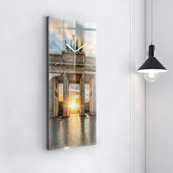 Téglalap alakú üvegóra Brandenburgi kapu Berlinben