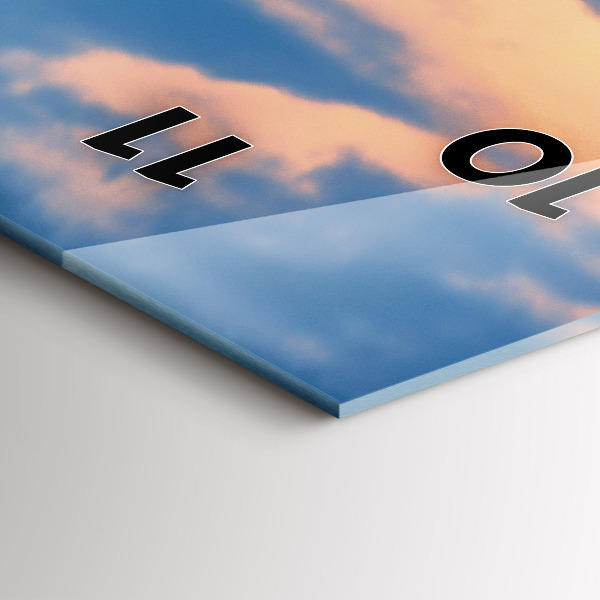 Téglalap alakú üvegóra Kilátás a városházára