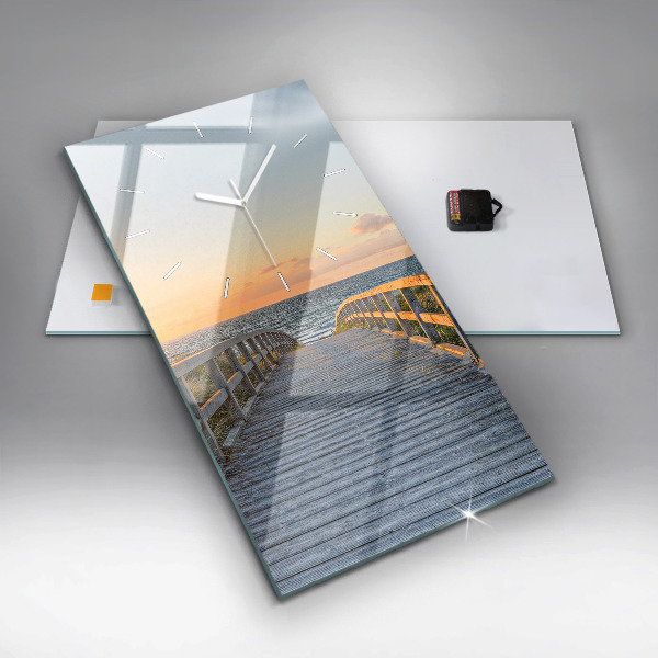 Téglalap alakú üvegóra Tengerparti nyaralás