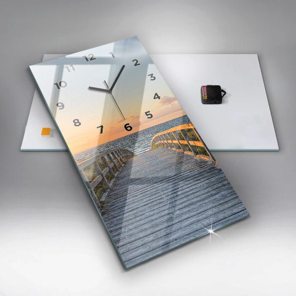 Téglalap alakú üvegóra Tengerparti nyaralás