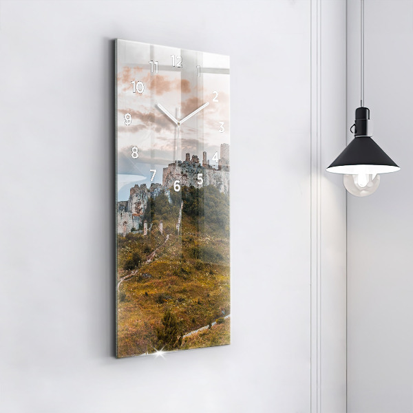 Téglalap alakú üvegóra Szepesi vár Szlovákiában