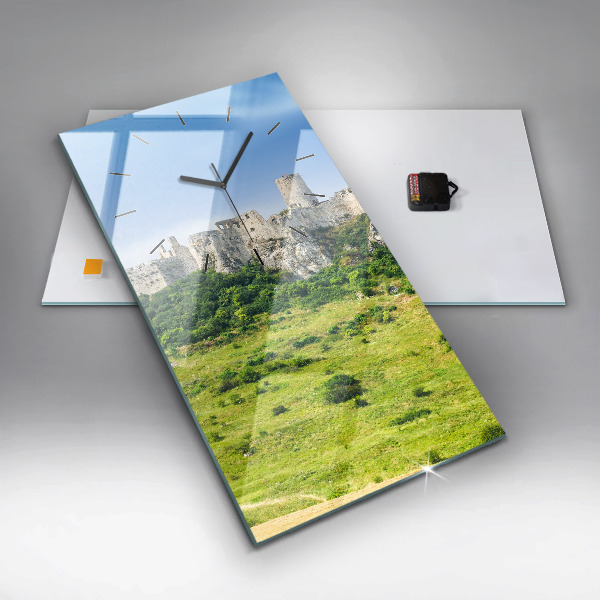 Téglalap alakú üvegóra Szepesi vár Szlovákiában