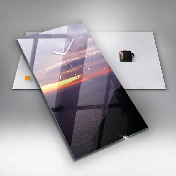 Téglalap alakú üvegóra Kőfej