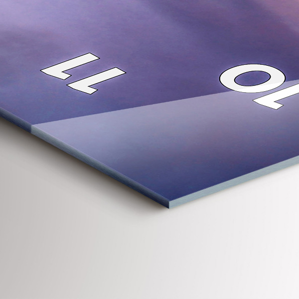 Téglalap alakú üvegóra Kőfej