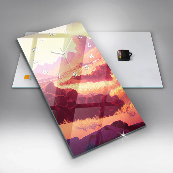 Téglalap alakú üvegóra Arizona sivatag