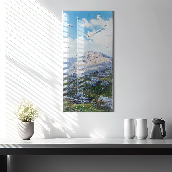 Téglalap alakú üvegóra Sziklás táj