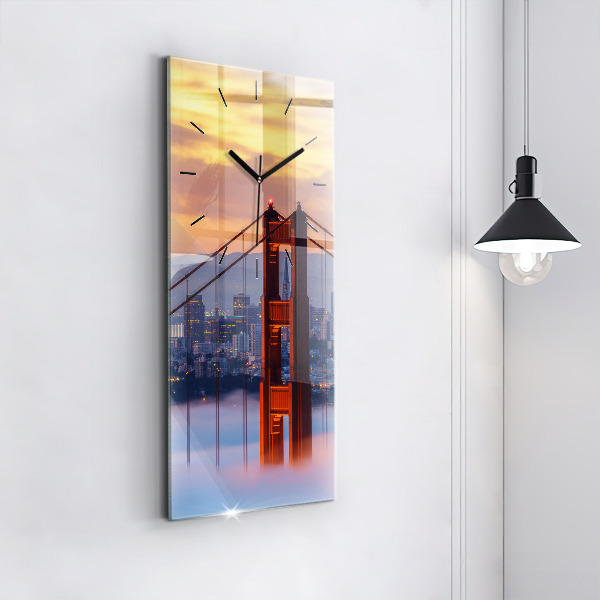 Téglalap alakú üvegóra San Francisco híd