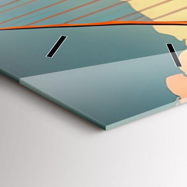 Téglalap alakú üvegóra San Francisco híd